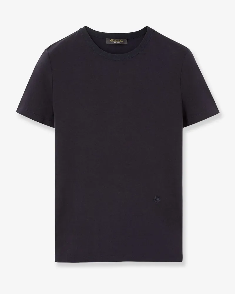 Loro Piana Cotton T-shirt -  - gender_Woman Blue