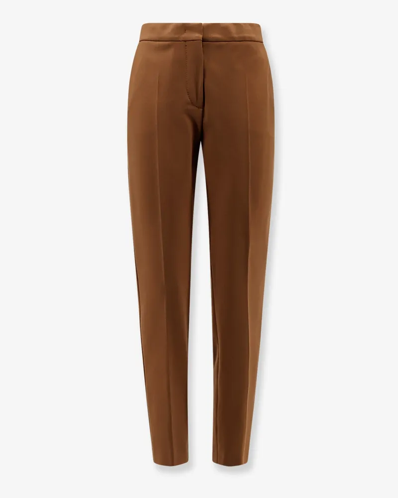 Max Mara Pegno trousers in viscose blend -  - gender_Woman Brown
