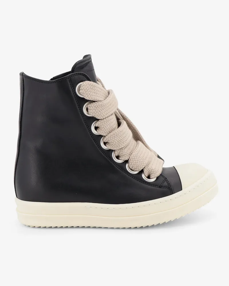 Rick Owens Jumbolace leather sneakers -  - gender_Woman Black