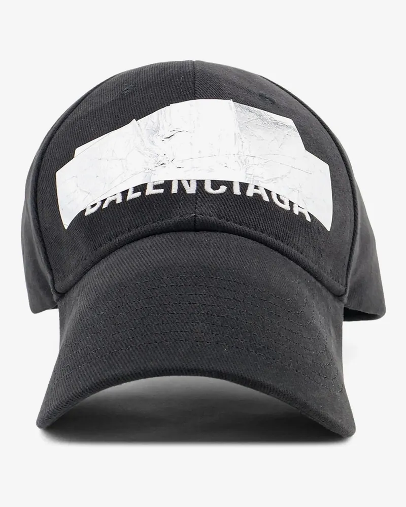 Balenciaga Cotton Baseball Cap -  - gender_Man Black