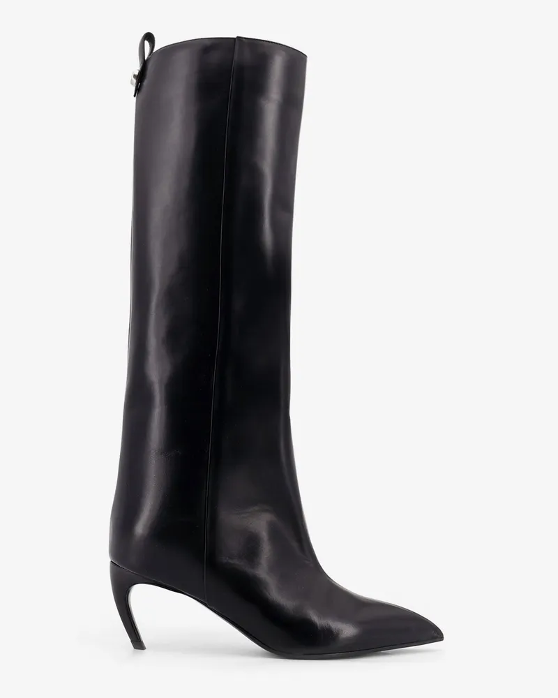 ATTICO Lea leather boots -  - gender_Woman Black