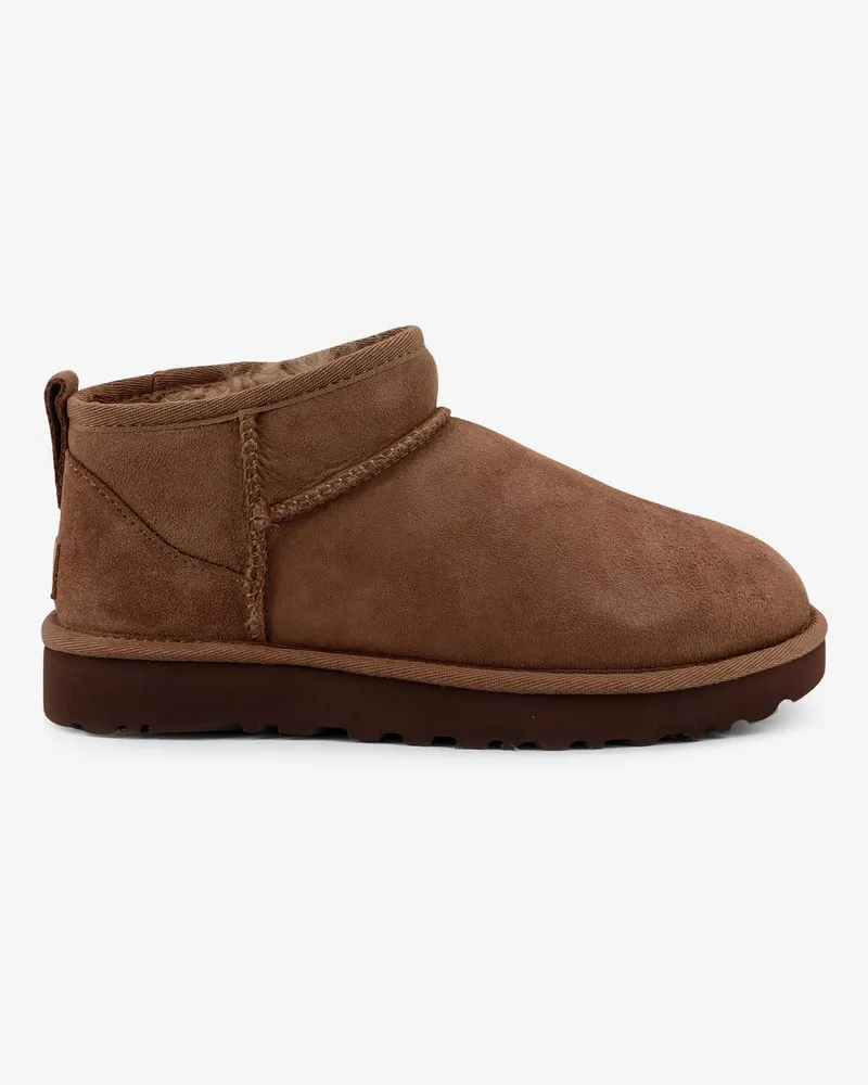 UGG Classic Ultra Mini suede ankle boots -  - gender_Woman Brown