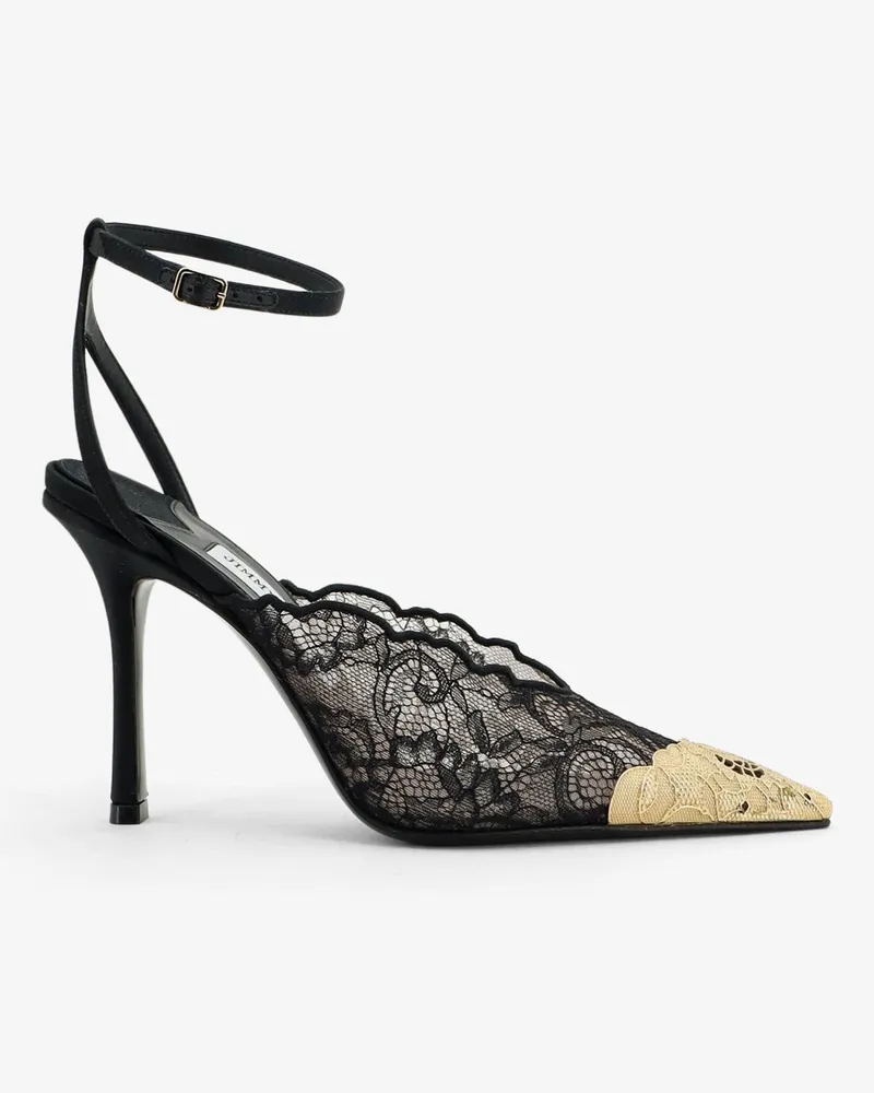 Jimmy Choo Faiz 100 lace slingback décolleté -  - gender_Woman Black