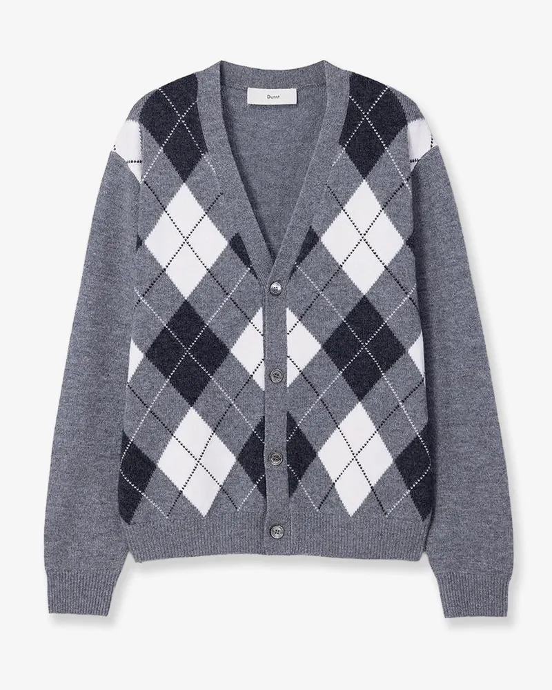 Dunst Wool cardigan -  - gender_Man Grey