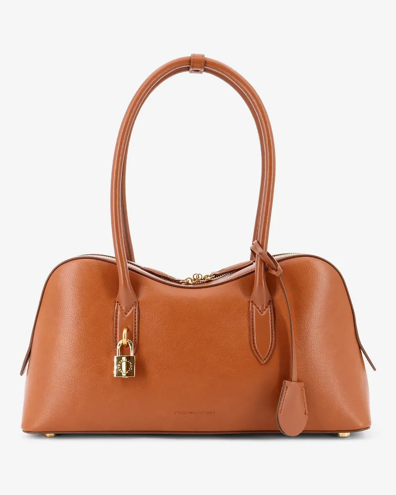 Stella McCartney Stella Ryder Medium vegan leather shoulder bag -  - gender_Woman Brown