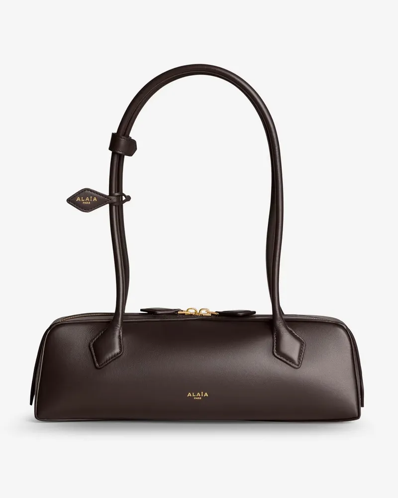 Alaïa Le Teckel Medium leather shoulder bag -  - gender_Woman Brown