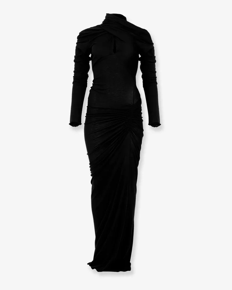 Entire Studios Grès stretch cotton long dress -  - gender_Woman Black
