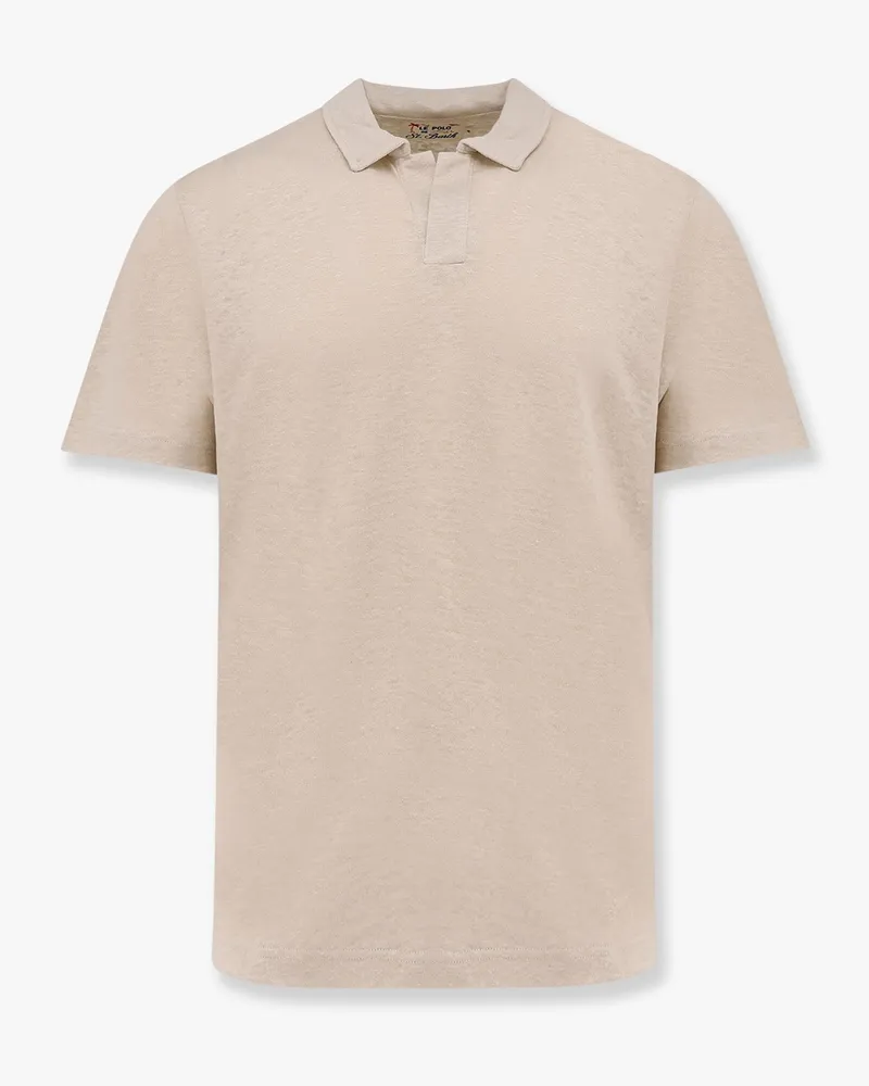 MC2 Saint Barth Fraser linen polo shirt -  - gender_Man Beige