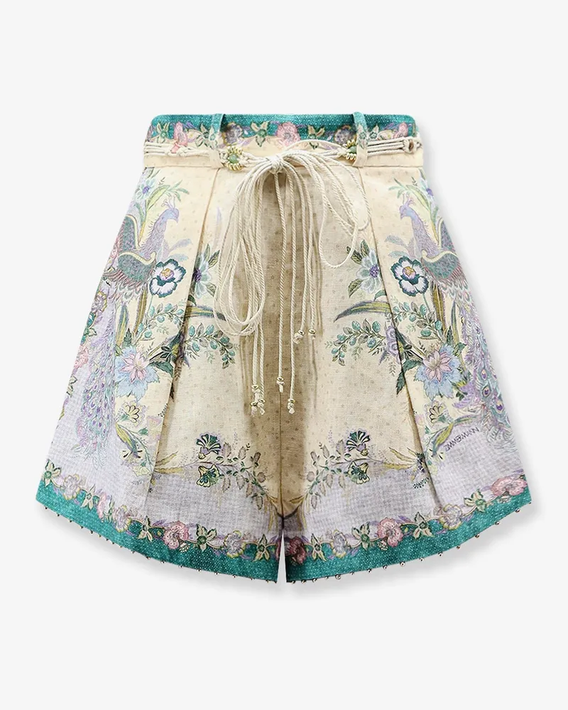 Zimmermann Indra cotton and silk shorts -  - gender_Woman Multicolor