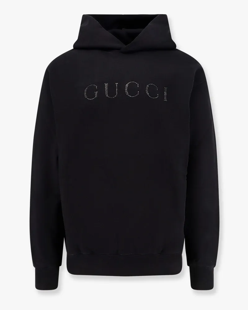 Gucci Cotton sweatshirt with frontal logo -  - gender_Man Black