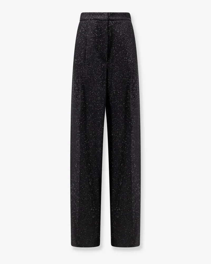 Max Mara Navigli viscose blend trousers with sequins -  - gender_Woman Black