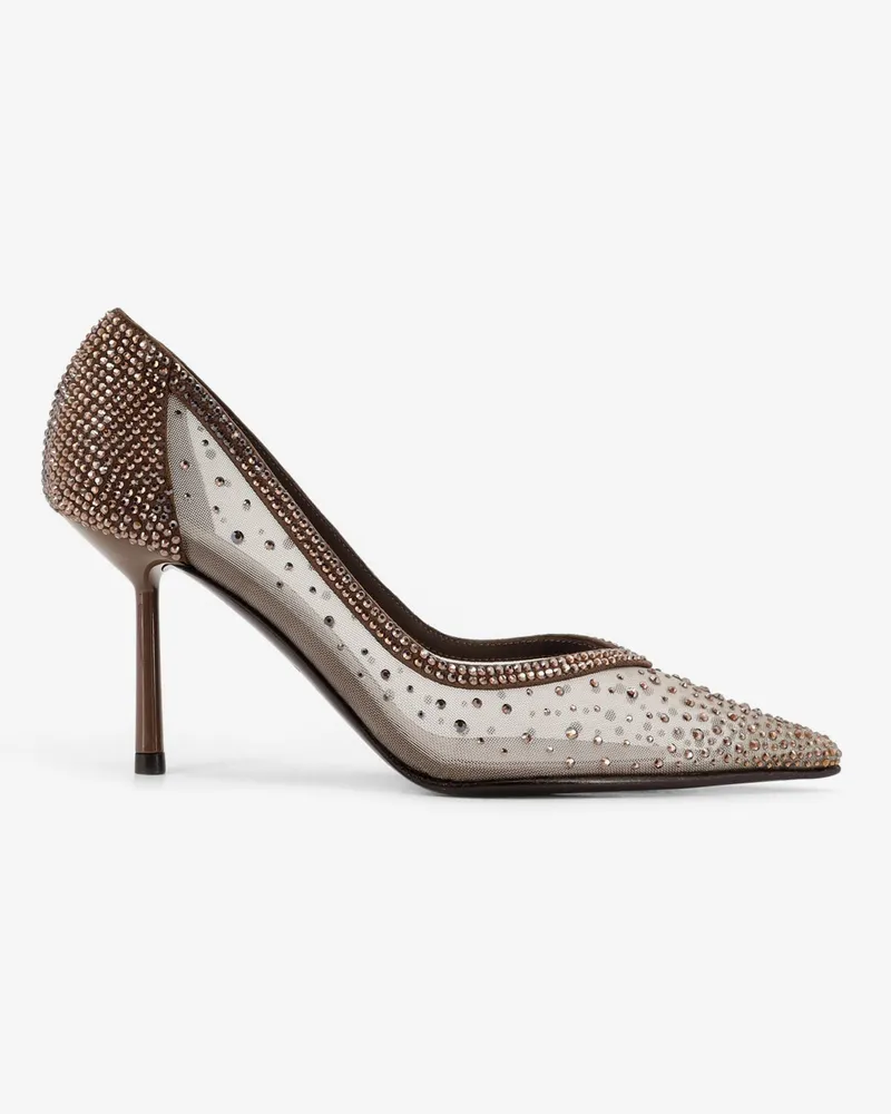 Le Silla Nicole mesh pumps with rhinestones -  - gender_Woman Pink