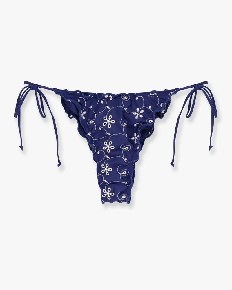 MC2 Saint Barth Miami nylon bikini slip -  - gender_Woman Blue