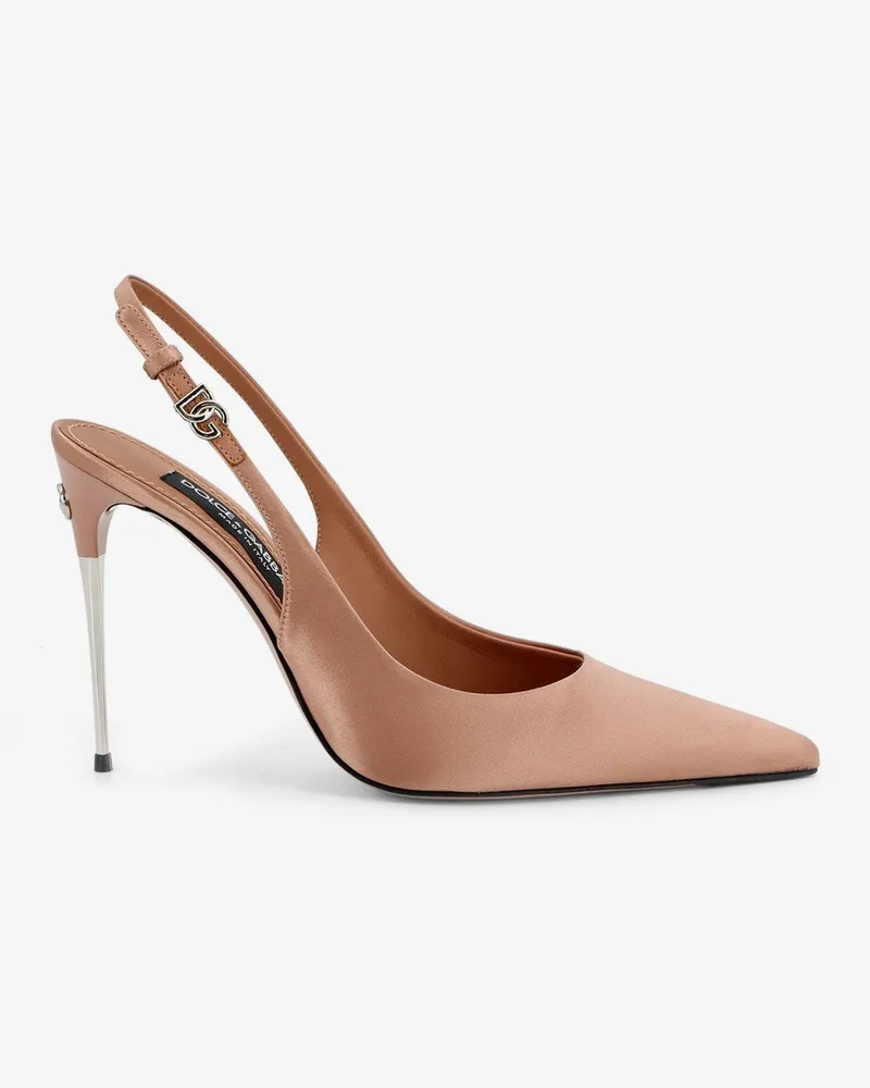 Dolce & Gabbana Satin pumps -  - gender_Woman Beige