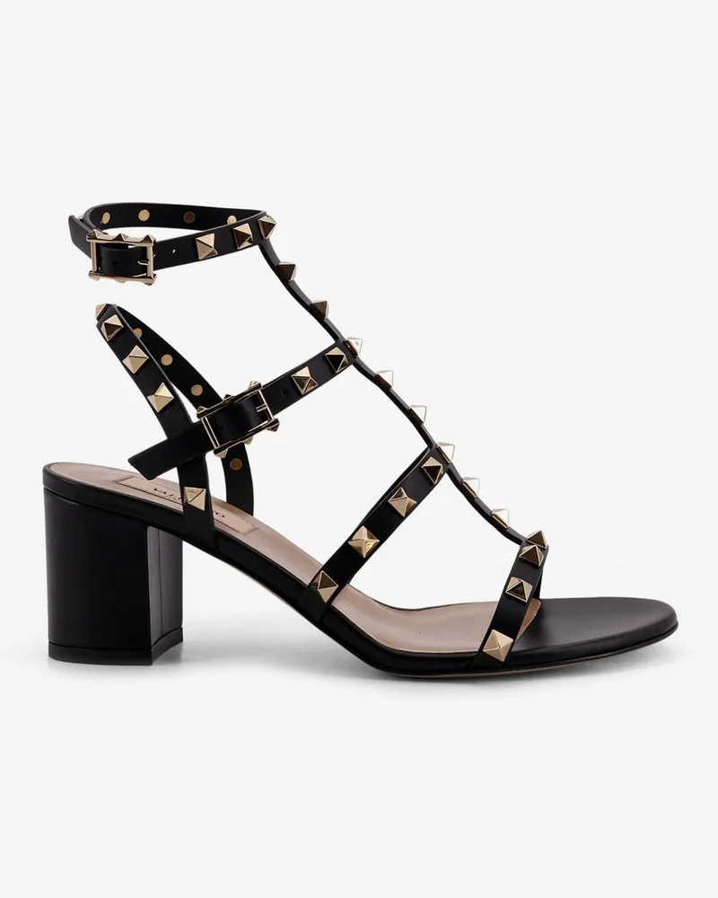 Valentino Garavani Rockstud leather sandals with iconic studs -  - gender_Woman Black