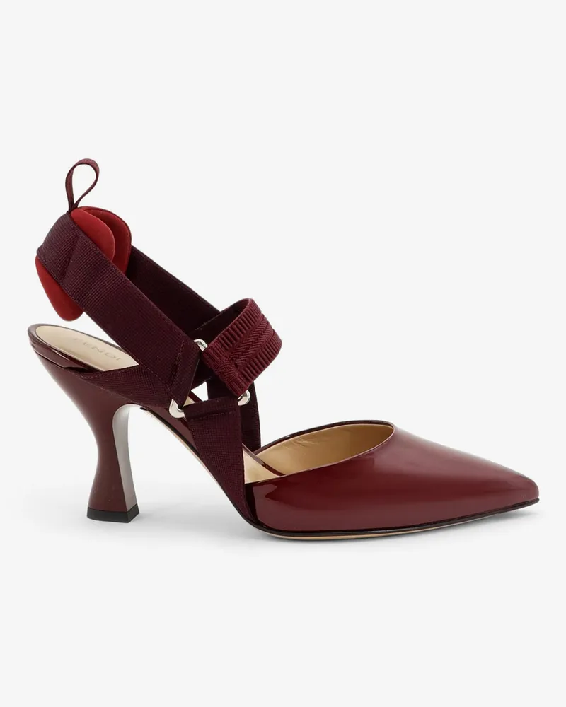 Fendi Very Colibrì patent leather pumps -  - gender_Woman Red
