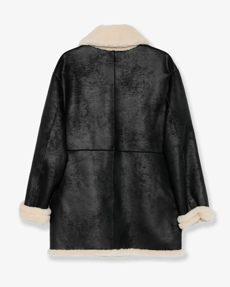 Dunst Unisex reversible eco-shearling jacket -  - gender_Unisex Black