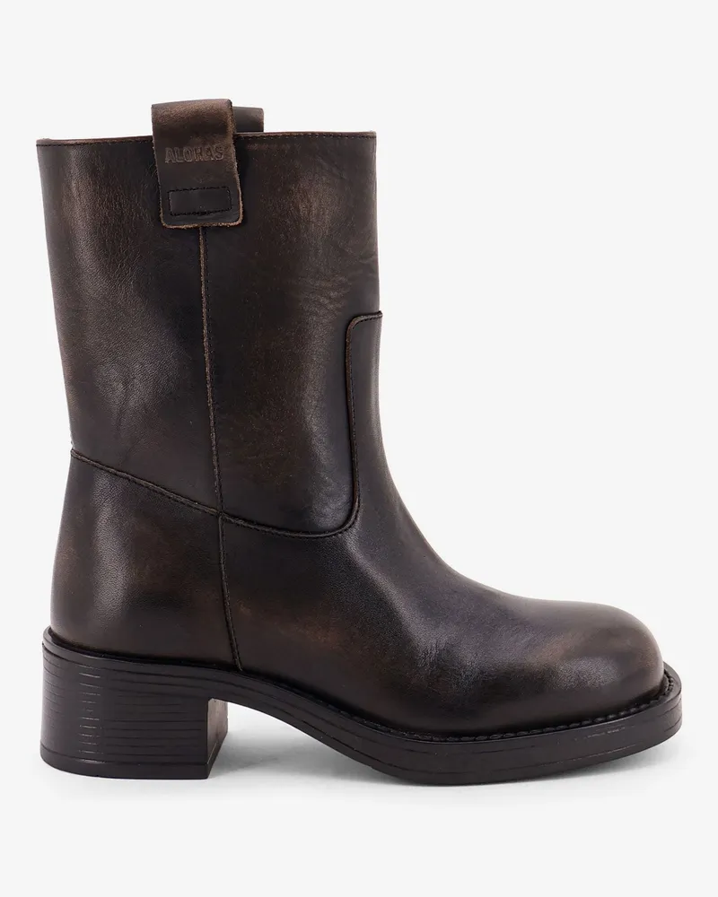 Alohas Rajan leather ankle boots -  - gender_Woman Brown