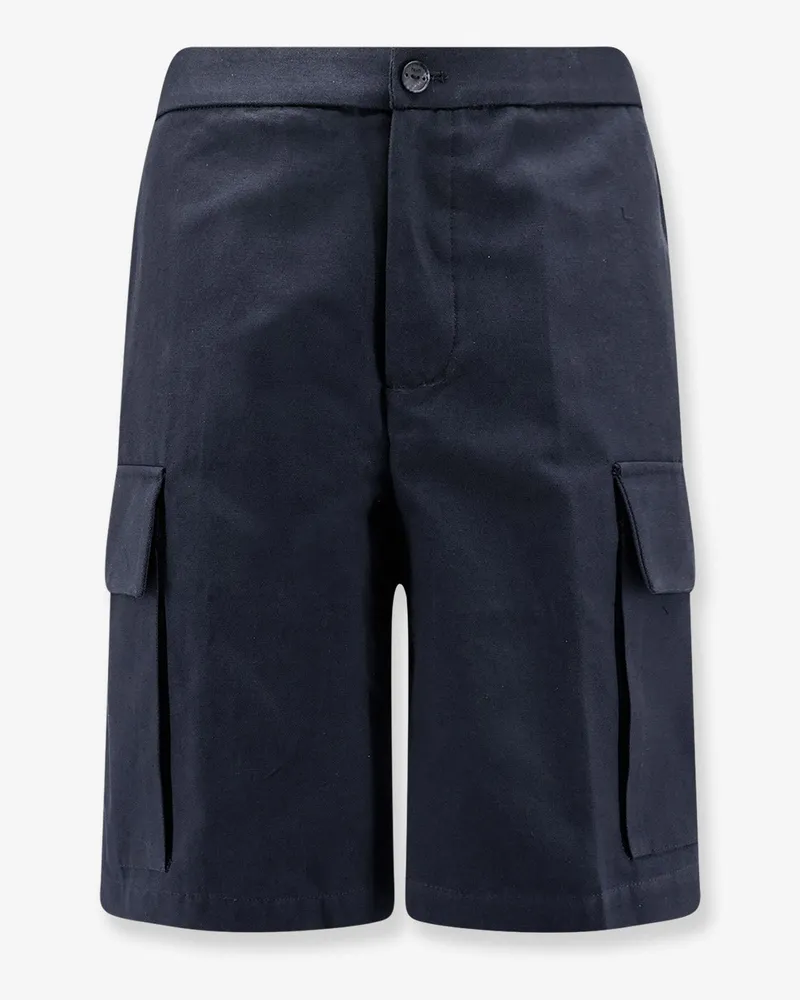 Hevò Cotton bermuda shorts -  - gender_Man Blue