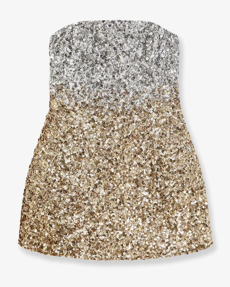 Retrofête Kameron mini dress with sequins -  - gender_Woman Gold