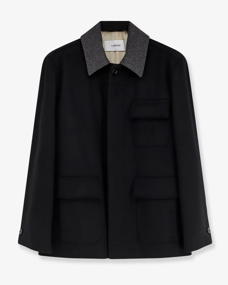 LARDINI Goslin pure virgin wool coat -  - gender_Man Black
