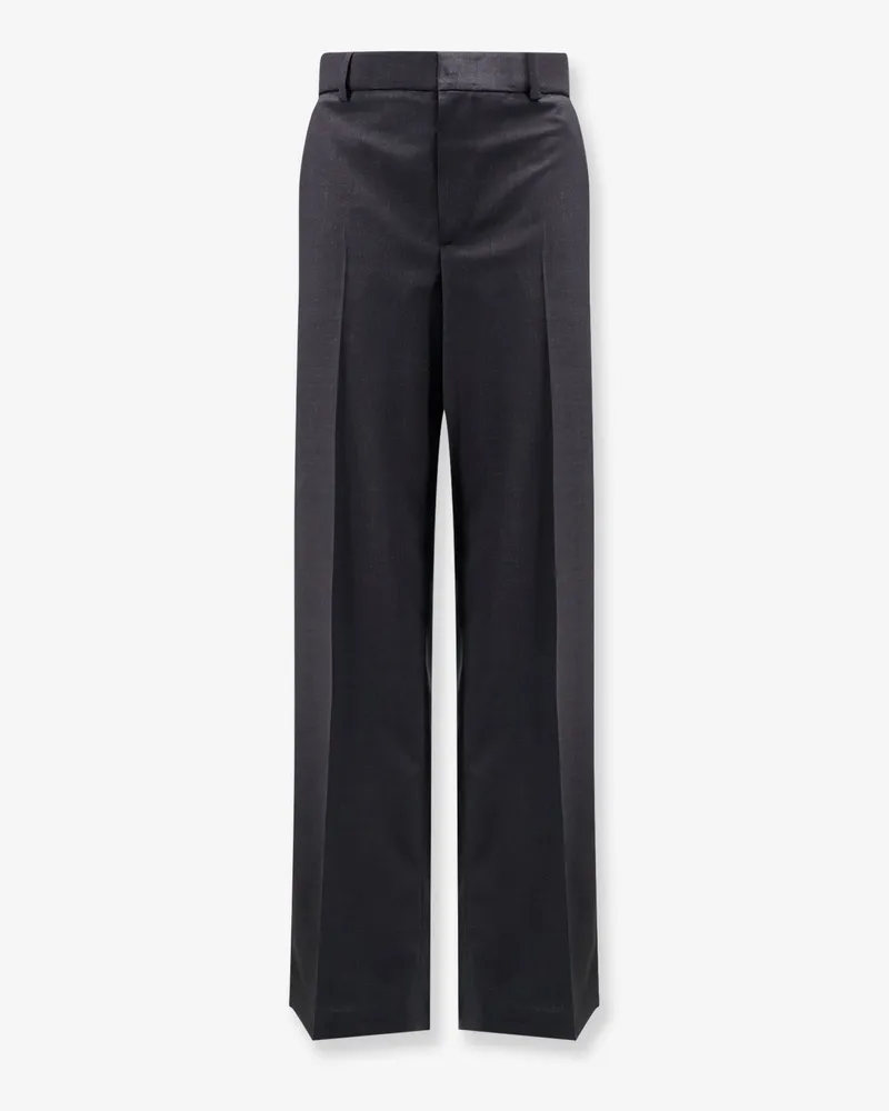Gucci Wool trousers with  embroidery - GUCCI - gender_Woman Grey