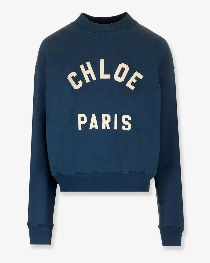Chloé Cotton sweatshirt -  - gender_Woman Blue