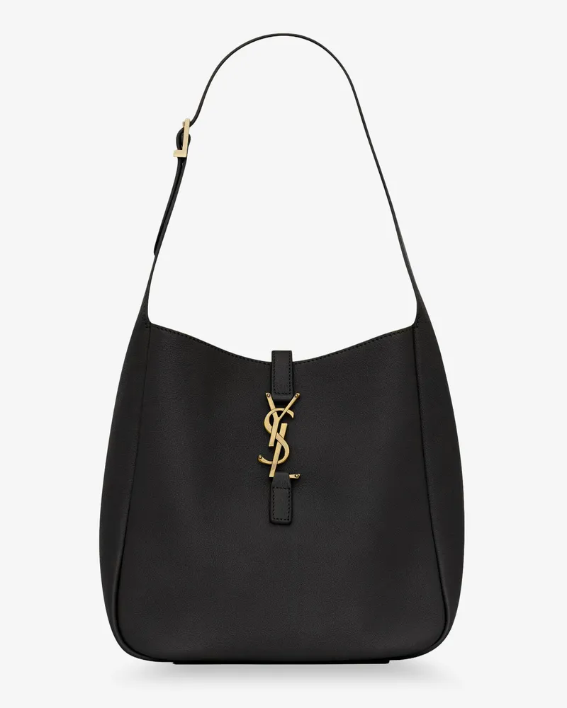 Saint Laurent Le 5 à 7 leather shoulder bag -  - gender_Woman Black