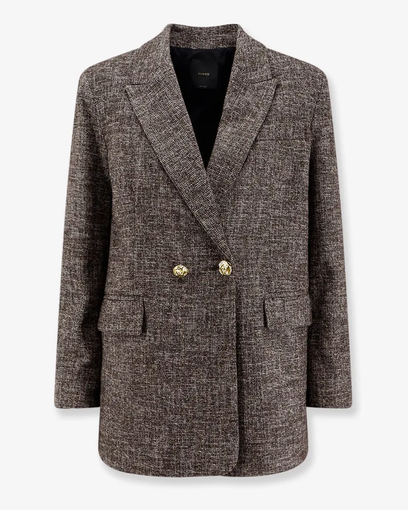 Pinko Gnocchetto tweed blazer -  - gender_Woman Grey