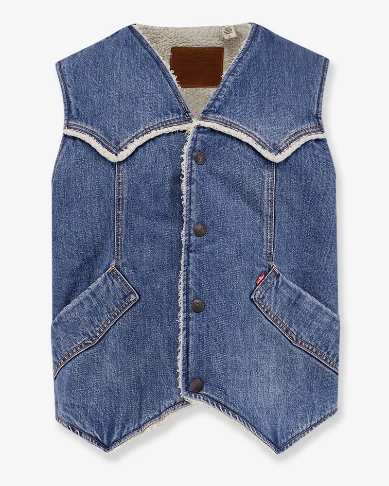 Levi's Denim vest with Repreve® lining -  - gender_Man Blue