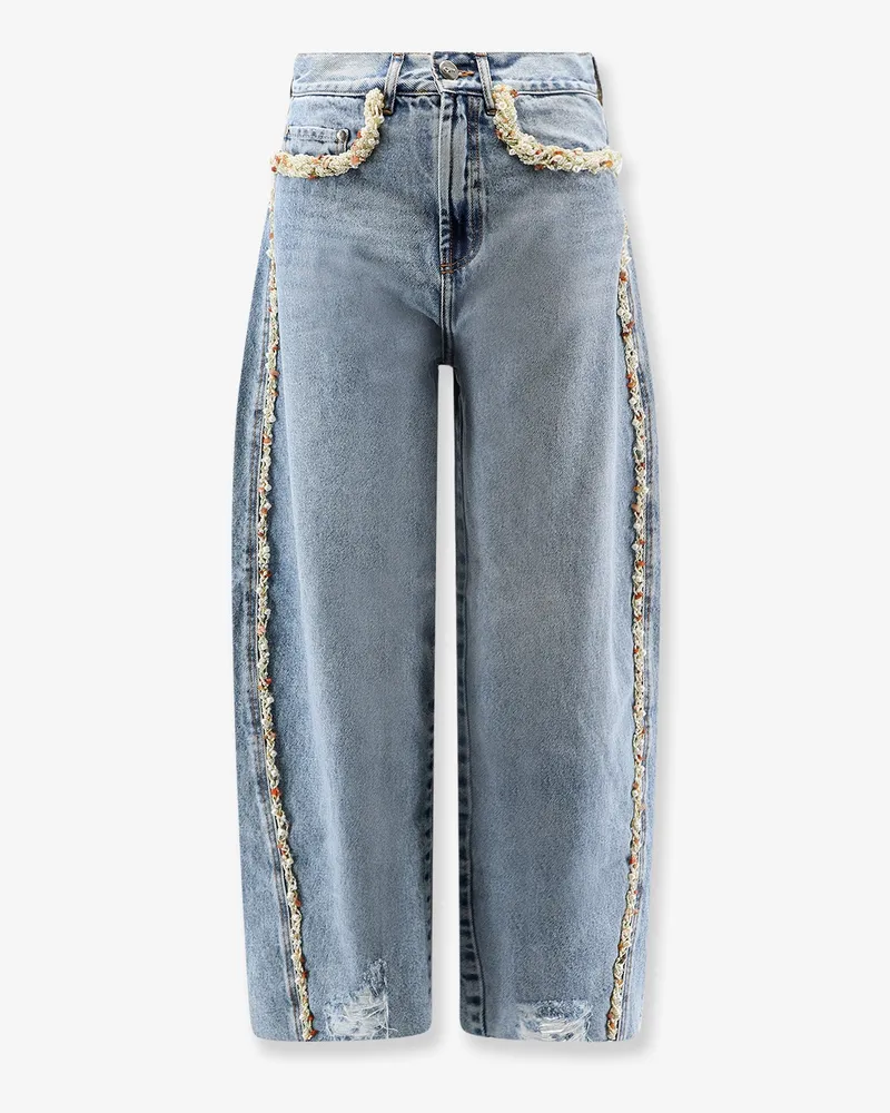 Pat Bo Blue denim jeans -  - gender_Woman Blue