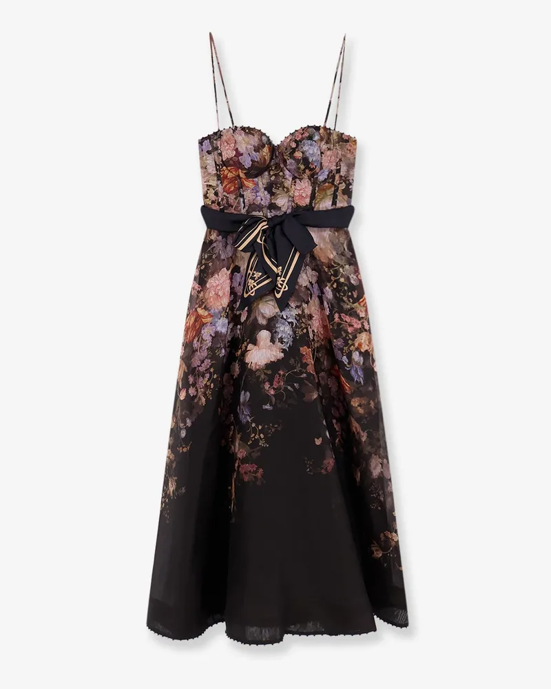 Zimmermann Valiant Corset Picnic Dress -  - gender_Woman Black