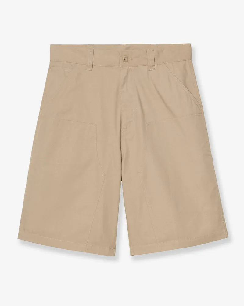 Carhartt WIP Postal DK cotton blend bermuda shorts -  - gender_Man Beige
