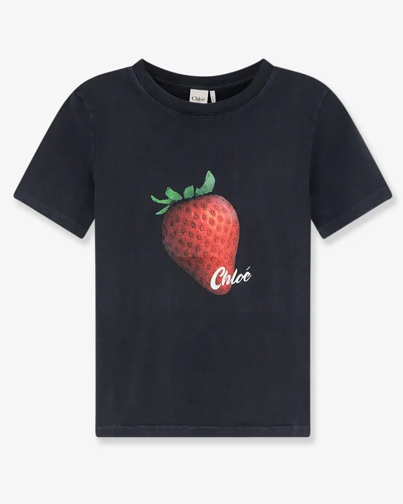 Chloé Cotton T-shirt -  - gender_Woman Grey
