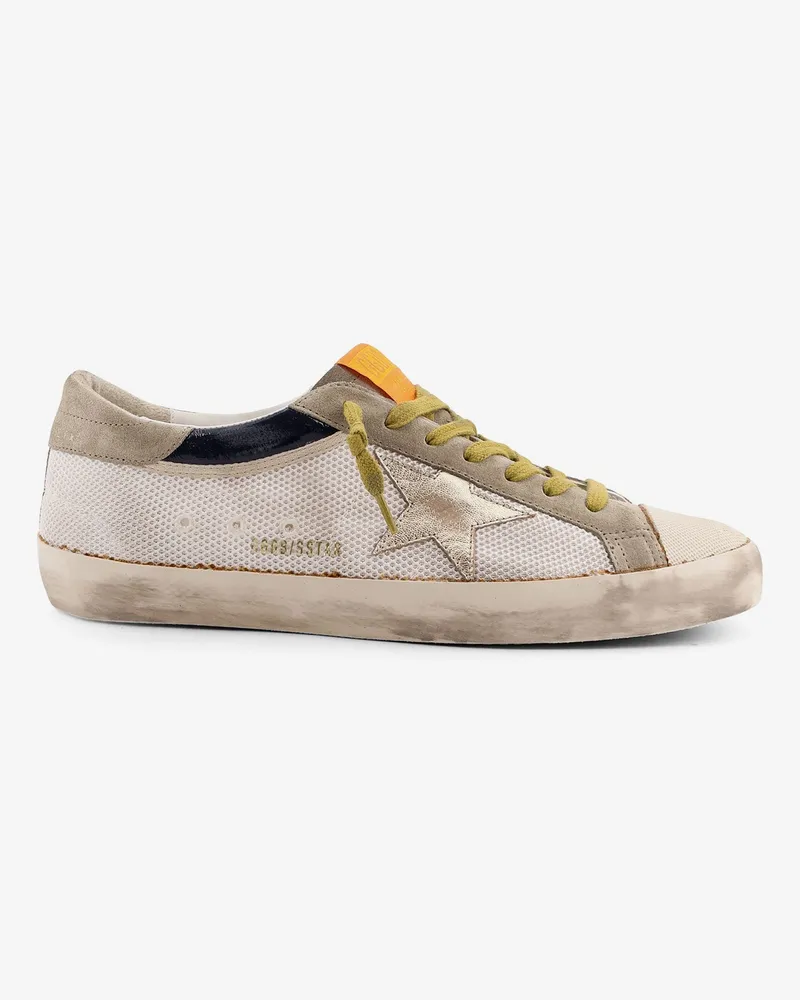 Golden Goose Super-Star mesh sneakers -  - gender_Man White
