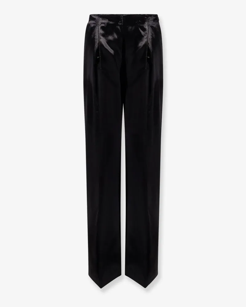 Alberta Ferretti Velvet trousers -  - gender_Woman Black