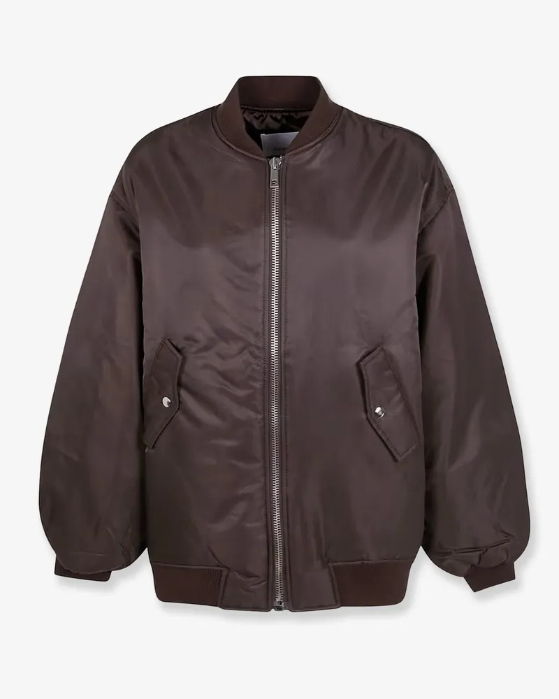 FRANKIE Shop Astra nylon jacket -  - gender_Woman Brown