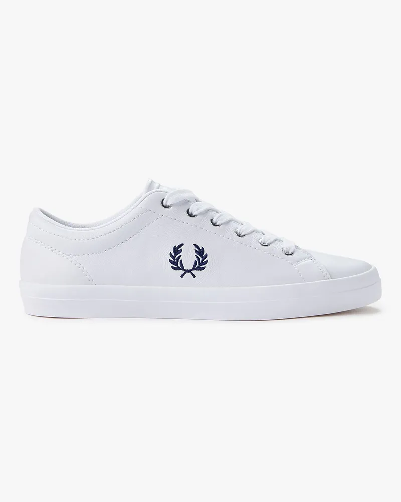 Fred Perry Leather sneakers with logo embroidery -  - gender_Man 