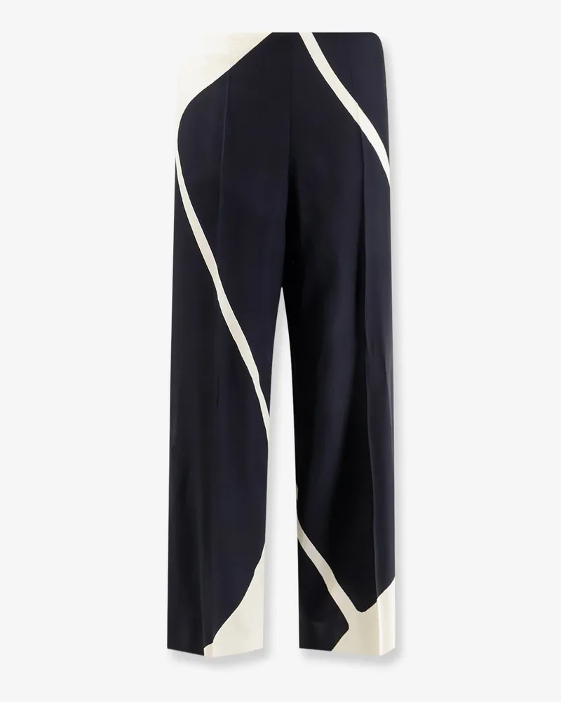 Alberta Ferretti Viscose trousers with bicolor print -  - gender_Woman Black
