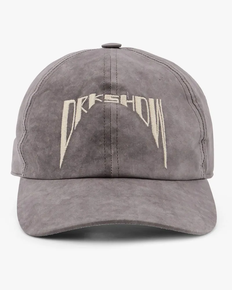 DRKSHDW by Rick Owens Cotton baseball hat with logo on the front -  - gender_Man Grey