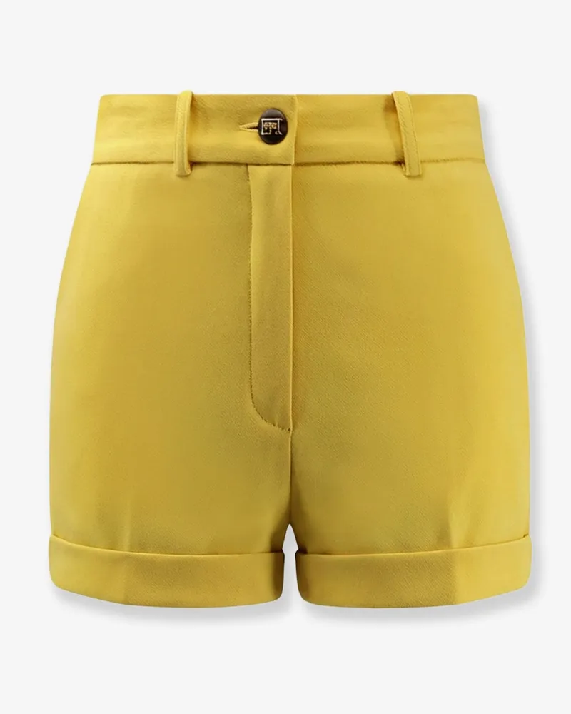 Elisabetta Franchi Events Shorts -  - gender_Woman Yellow