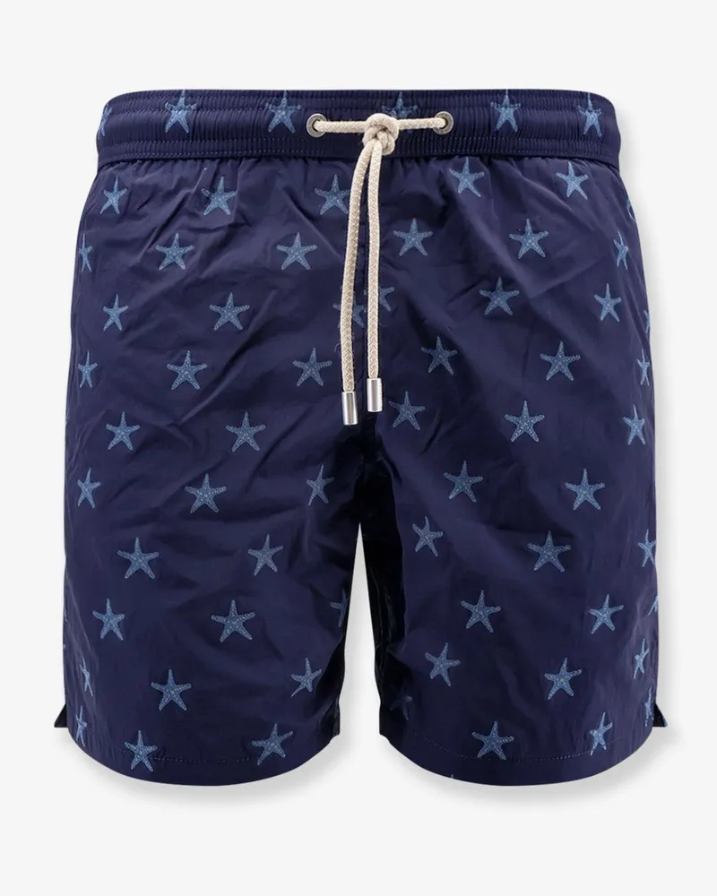 MC2 Saint Barth Patmos the Riviera nylon swim trunks -  - gender_Man Blue