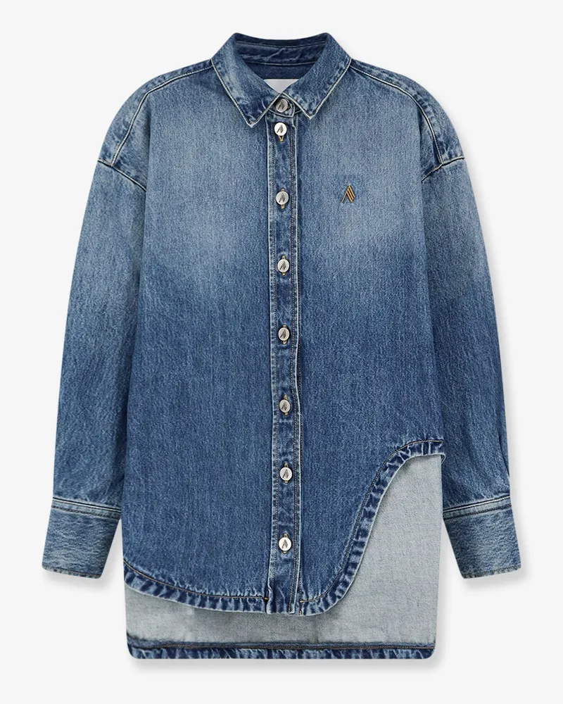 ATTICO Bomber blue denim shirt -  - gender_Woman Blue