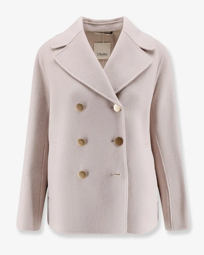 Max Mara Smmmargot pure virgin wool peacoat -  - gender_Woman Pink