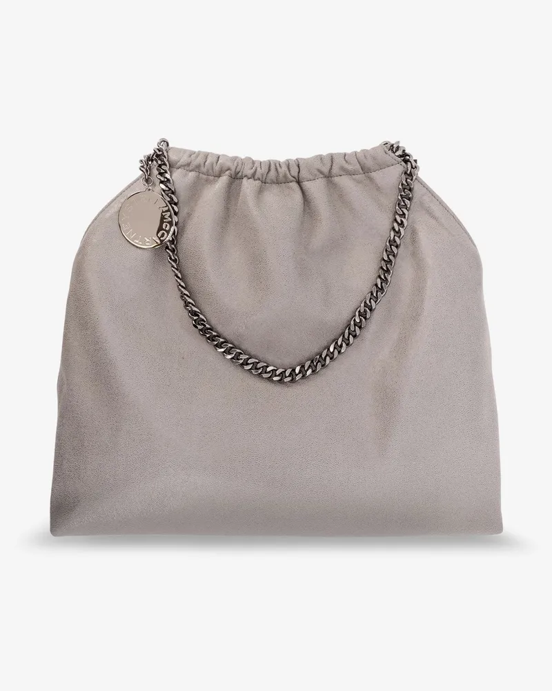 Stella McCartney Falabella shoulder bag with metal drawstring -  - gender_Woman Grey