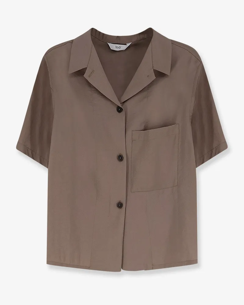 Hevò Modal blend shirt -  - gender_Woman Beige