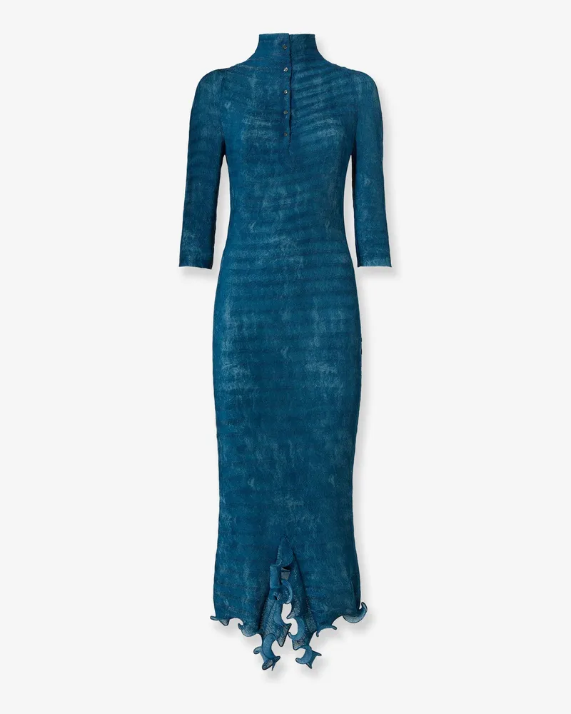 Fendi Pleated midi dress -  - gender_Woman Blue