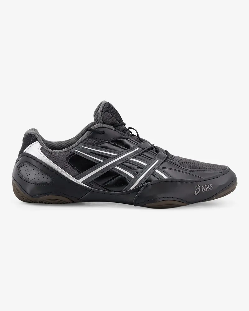 Asics Hypersync mesh and leather sneakers with embroidered logo -  - gender_Man Black
