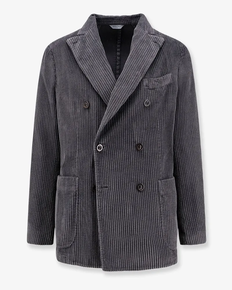 Boglioli K. Jacket corduroy blazer -  - gender_Man Grey