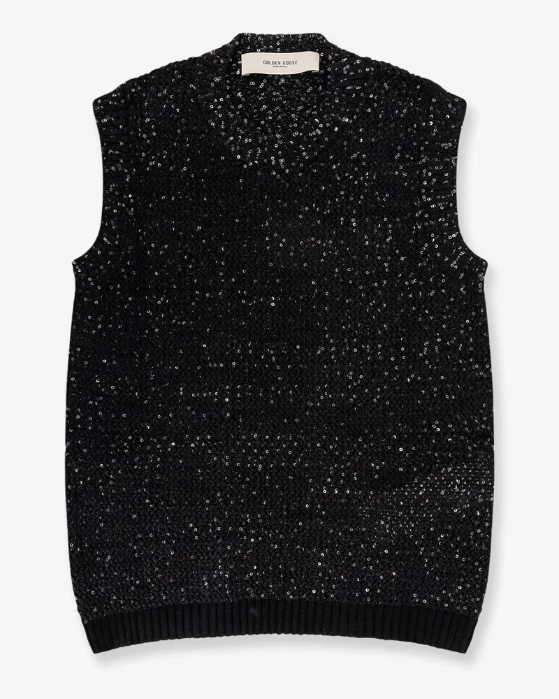 Golden Goose Melyssa sleeveless sweater with sequins -  - gender_Woman Black